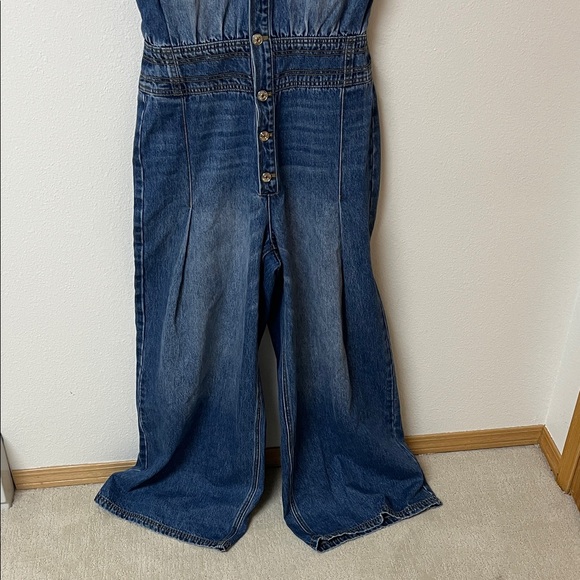 Bluivy Denim Jumpsuit women’s size S new with tags - Picture 4 of 5